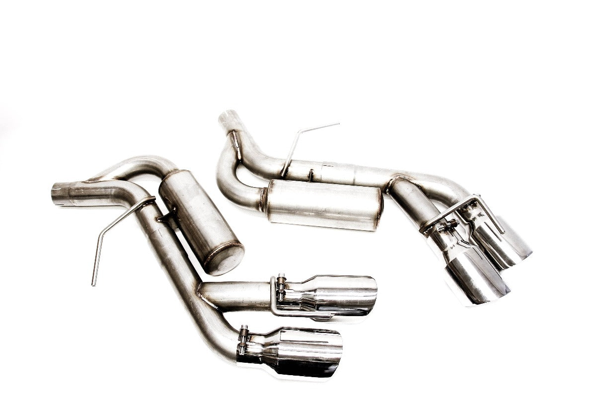 PLM Axle Back Muffler Delete Chevy Camaro V6 3.6L 2016 - 2022 Stainless Steel Quad Tips *Discontinued