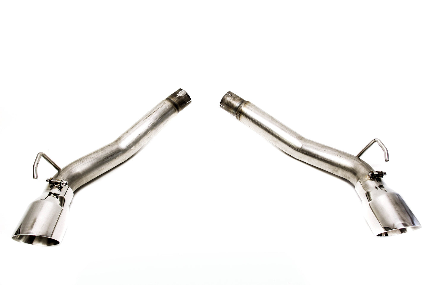 PrivateLabelMfg Axle Back Exhaust Muffler Delete V2 - Chevy Camaro V8 2010 - 2015 Stainless Steel