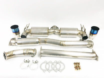 Power Driven Titanium Exhaust - Evo X 08-15 V2 Mitsubishi Lancer Evolution X *Discontinued