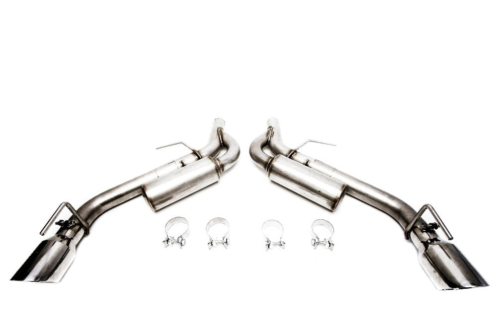 PrivateLabelMfg Axle Back Exhaust Chevy Camaro 2.0L 3.6L V6 2016 - 2023 Dual Tips Non-NPP