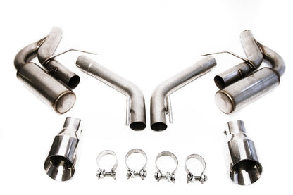 PrivateLabelMfg Axle Back Exhaust 2016 - 2022 Chevy Camaro 2.0L 3.6 V6 4" Dual Tips