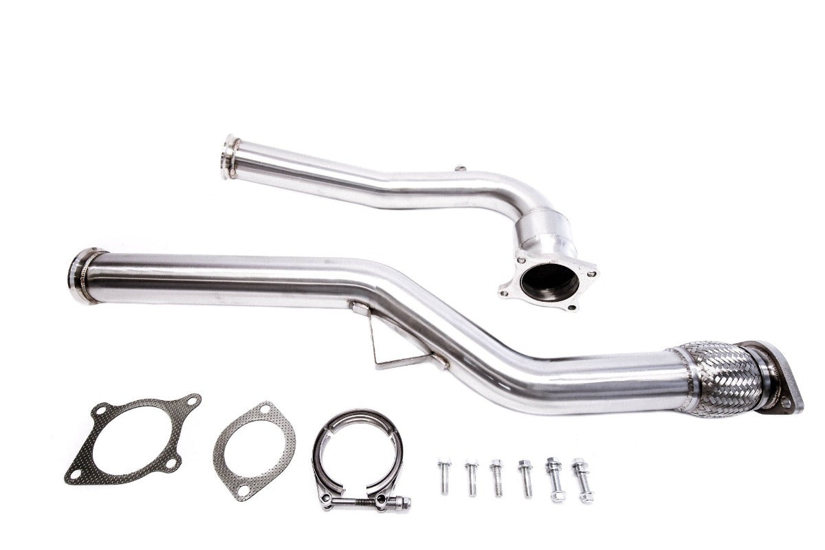 PrivateLabelMfg Power Driven Subaru WRX J-Pipe Downpipe 2015-2021 6MT
