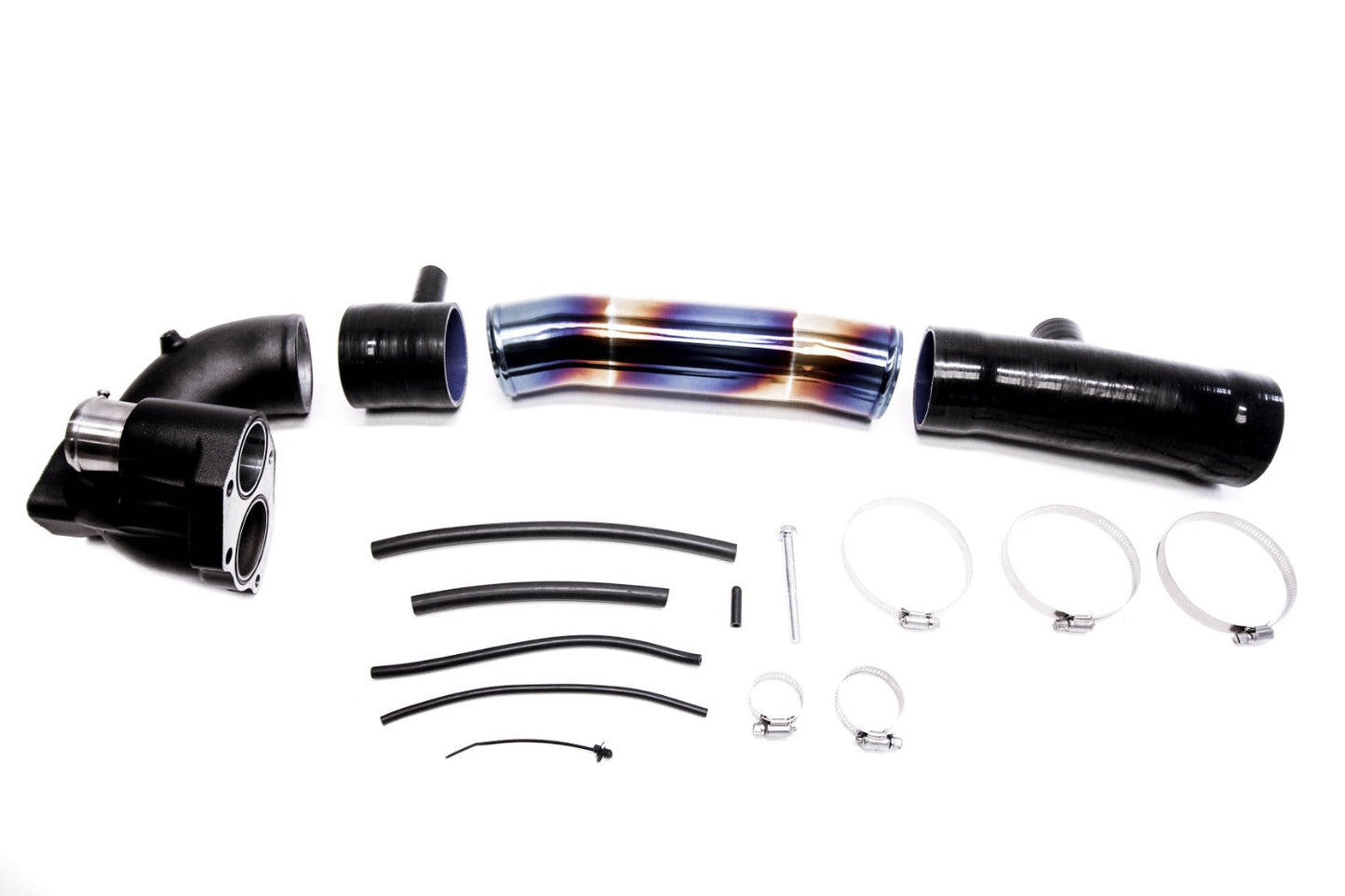 PrivateLabelMfg Turbo Inlet Pipe Kit Stainless Burnt Blue - 2017-2022 CR-V 1.5T
