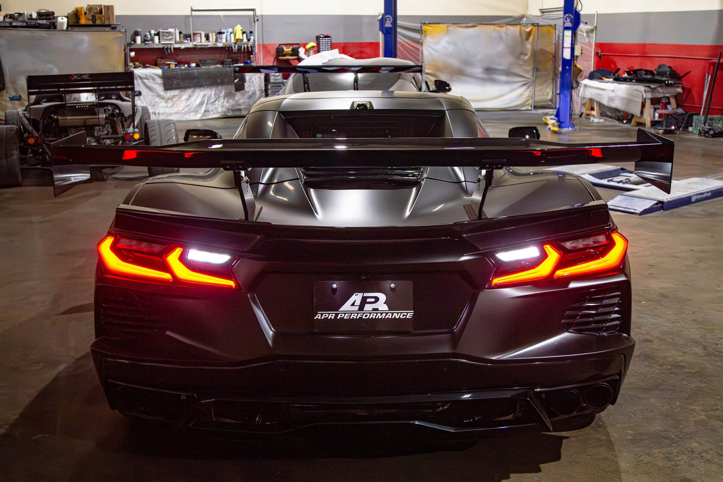 APR Chevrolet Corvette C8 Convertible GTC500 Carbon Fiber Adjustable Wing