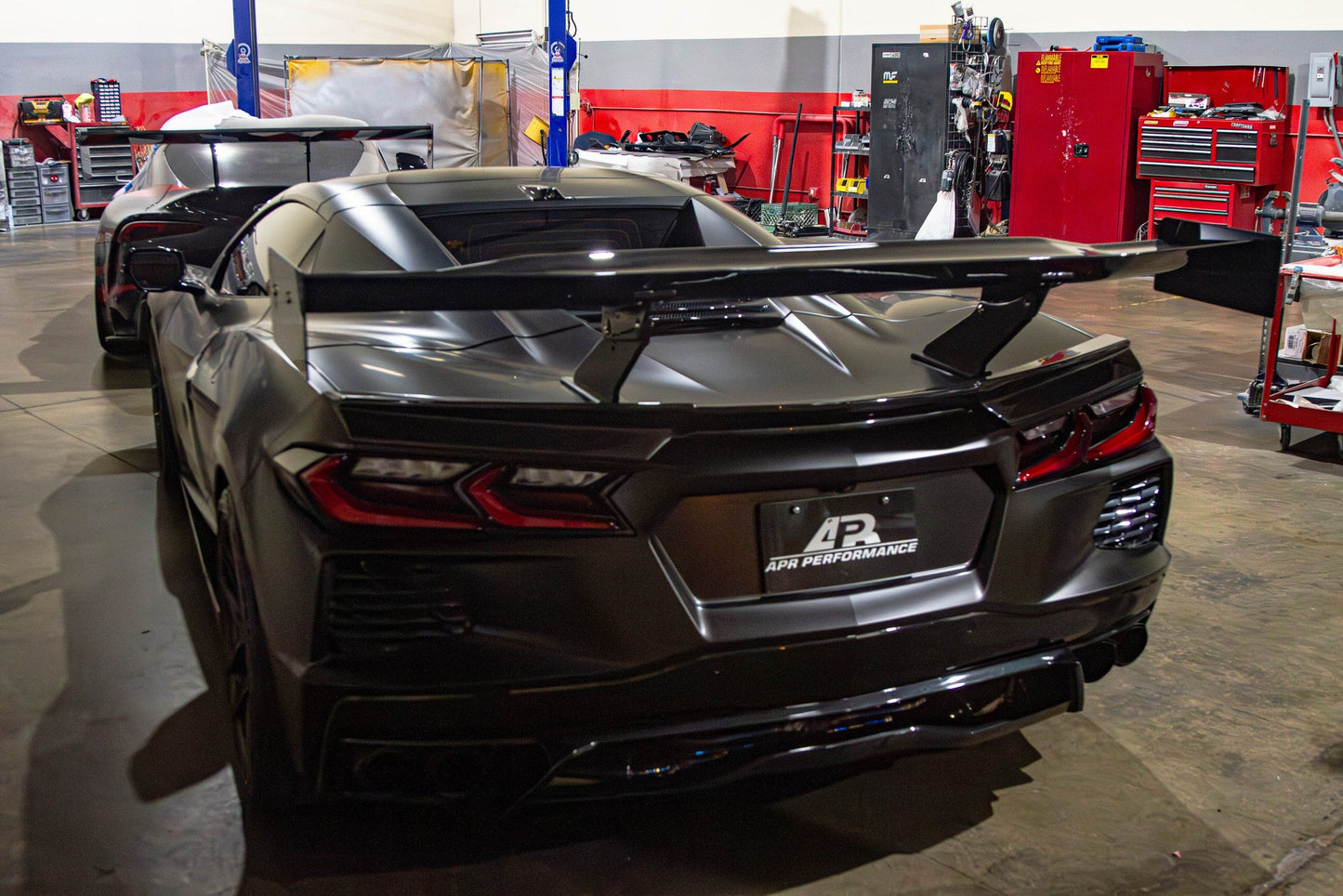 APR Chevrolet Corvette C8 Convertible GTC500 Carbon Fiber Adjustable Wing