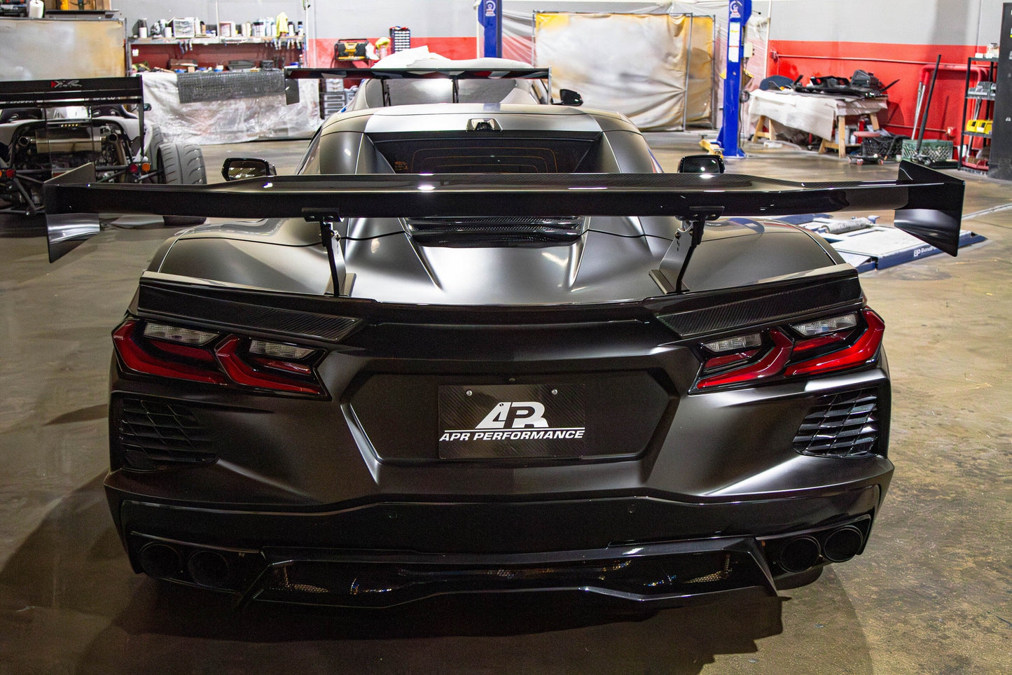APR Chevrolet Corvette C8 Convertible GTC500 Carbon Fiber Adjustable Wing