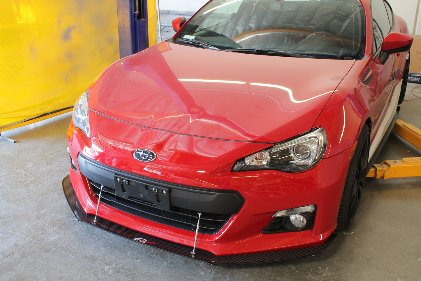 APR Subaru BRZ Carbon Fiber Wind Splitter w/ Rods 2013-2016