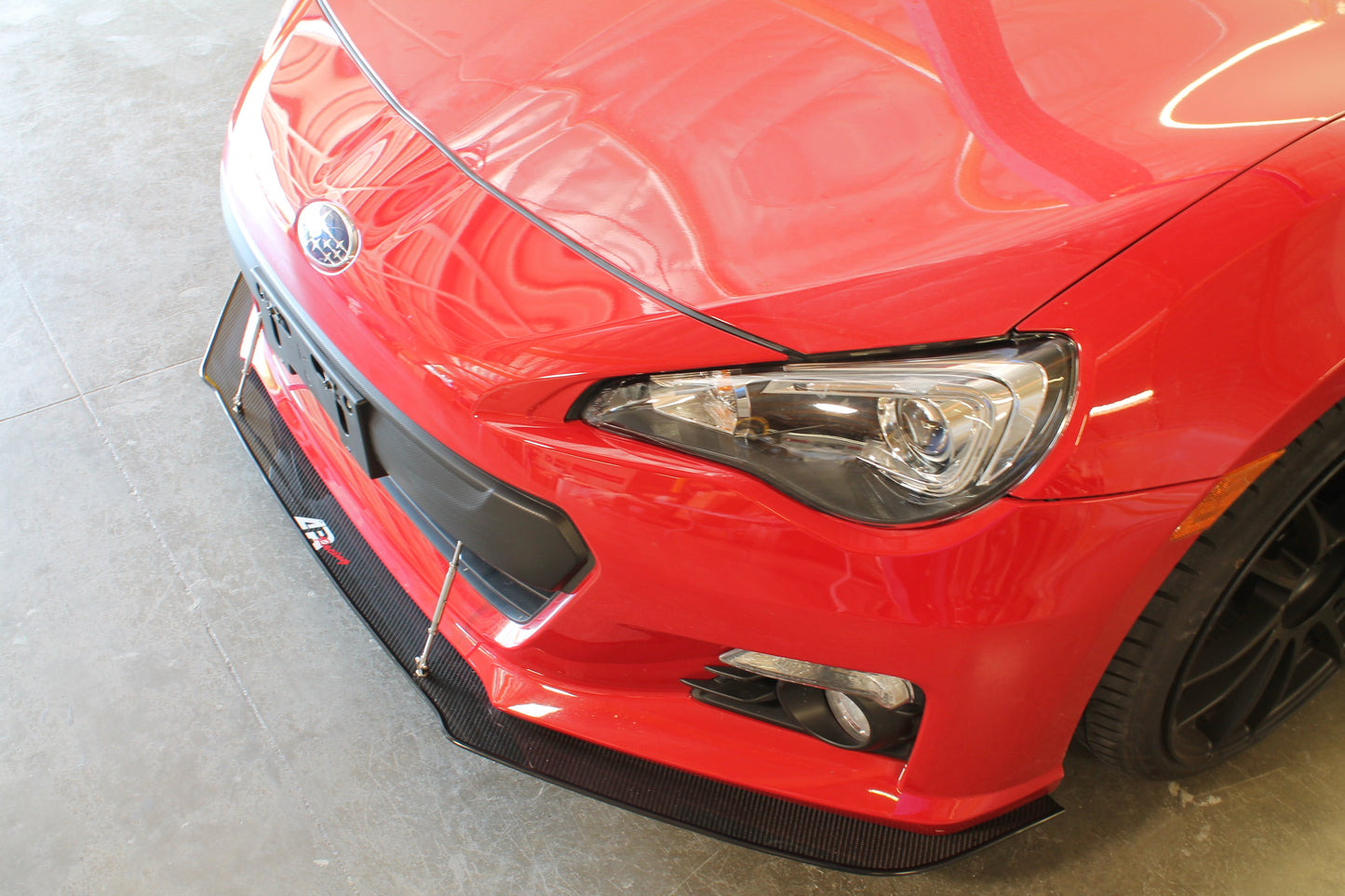 APR Subaru BRZ Carbon Fiber Wind Splitter w/ Rods 2013-2016