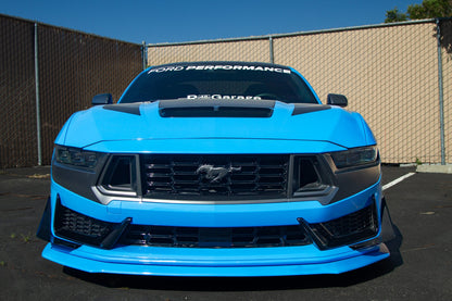 APR Ford Mustang S650 Carbon Fiber Dark Horse Front Bumper Canards 2024