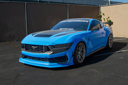 APR Ford Mustang S650 Carbon Fiber Dark Horse Front Bumper Canards 2024
