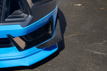 APR Ford Mustang S650 Carbon Fiber Dark Horse Front Bumper Canards 2024
