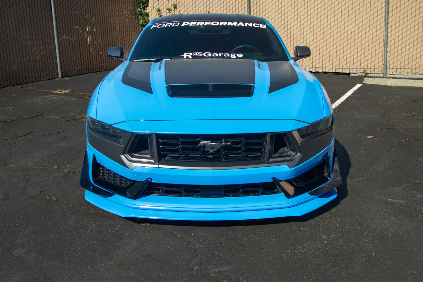 APR Ford Mustang S650 Carbon Fiber Dark Horse Front Bumper Canards 2024