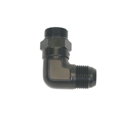 PrivateLabelMfg Precision Works 10AN Fitting -10AN to ORB O-Ring 90 Degree Swivel