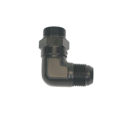 PrivateLabelMfg Precision Works 10AN Fitting -10AN to ORB O-Ring 90 Degree Swivel