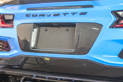 APR Chevrolet Corvette C8 Z06 Carbon Fiber License Plate Backing