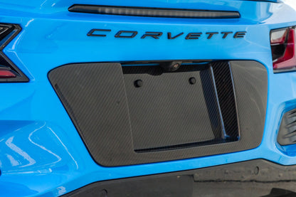 APR Chevrolet Corvette C8 Z06 Carbon Fiber License Plate Backing