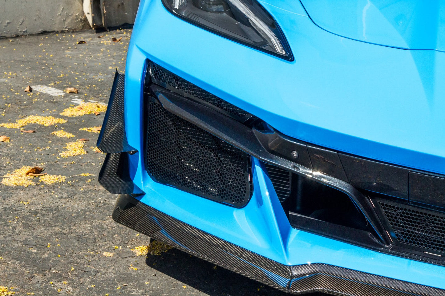 APR Chevrolet Corvette C8 Z06 Carbon Fiber Front Bumper Canards