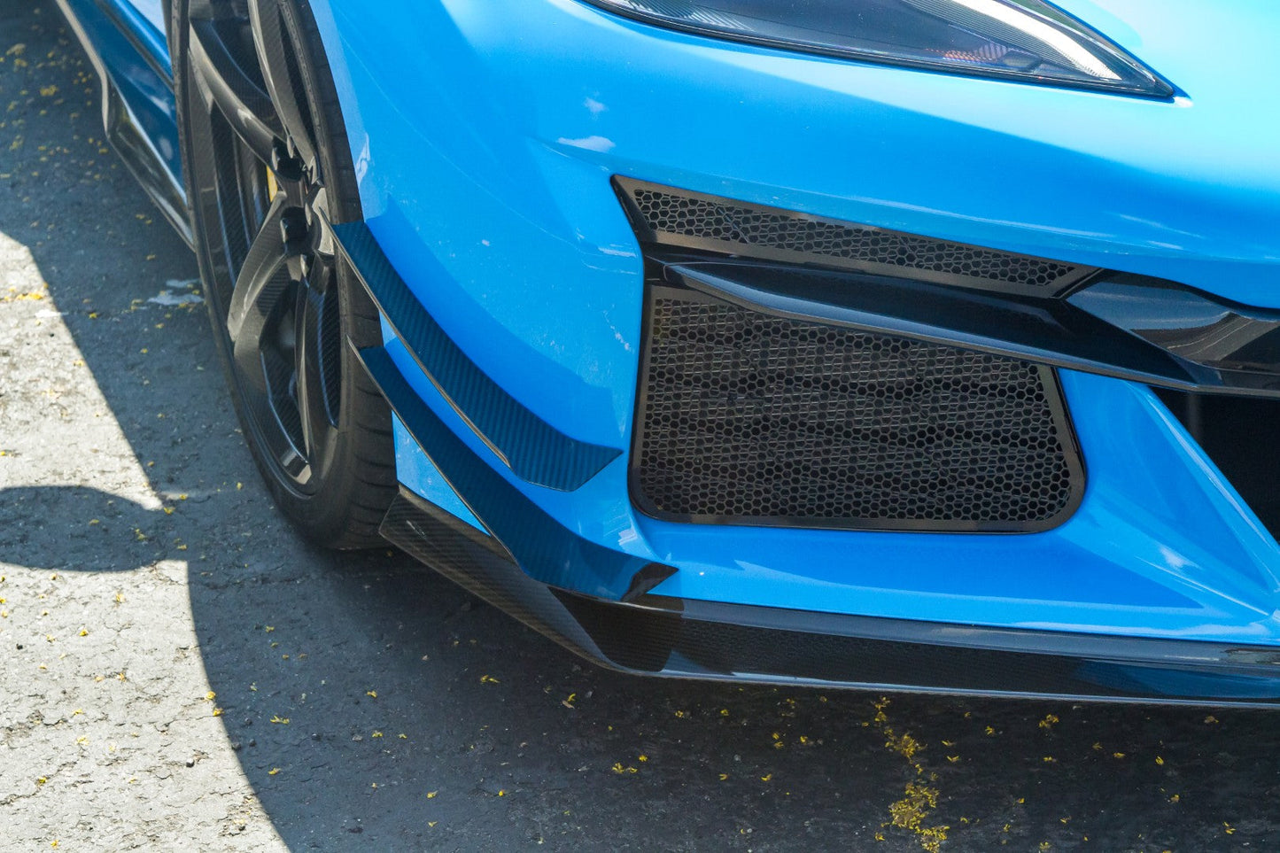 APR Chevrolet Corvette C8 Z06 Carbon Fiber Front Bumper Canards