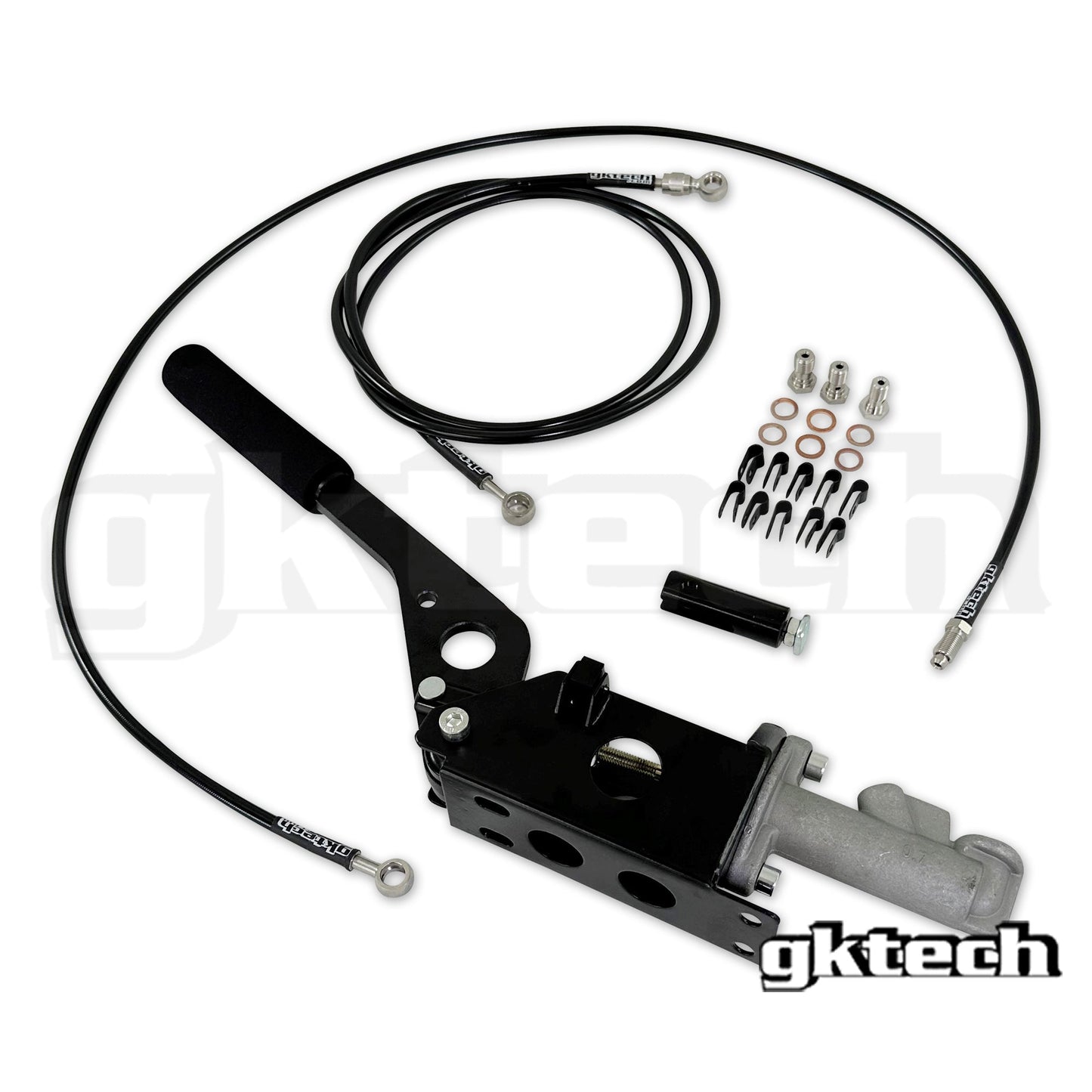 GKTech Budget Hydraulic E-brake Assembly And In-line Braided Line Kit