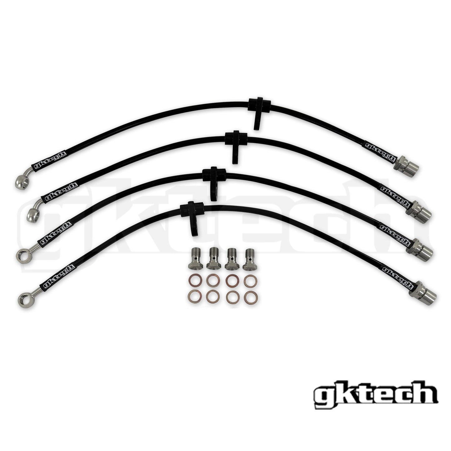 GKTech FR-S / GR86 / BRZ Braided Brake Lines