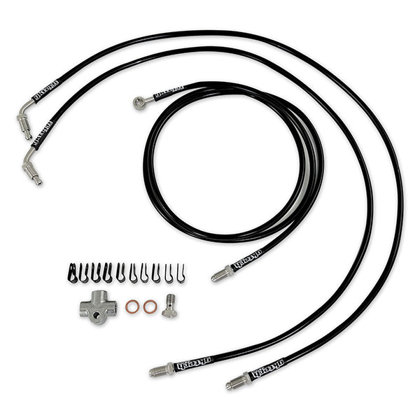 GKTECH 240sx/Skyline stand alone SS e-brake braided brake line kit