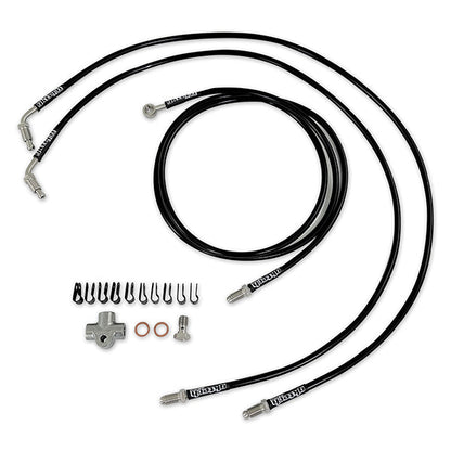 GKTECH 240sx/Skyline stand alone SS e-brake braided brake line kit