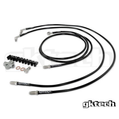 GKTECH 240sx/Skyline stand alone SS e-brake braided brake line kit