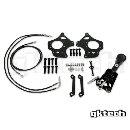 GKTech 240sx/Skyline/Z32 dual caliper Hidden Hydraulic e-brake setup - (10% combo discount)