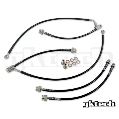 GKTech Z34 370z Braided brake line set