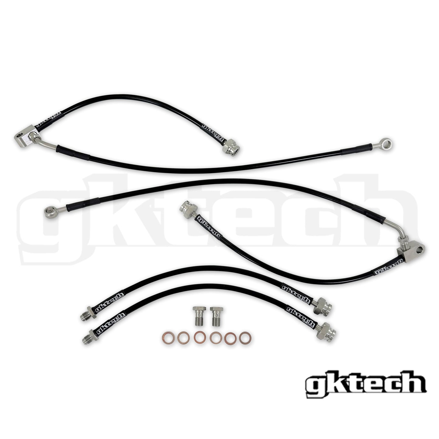 GKTech Z33 350z braided brake line set (front and rear)