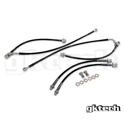 GKTech Z33 350z braided brake line set (front and rear)