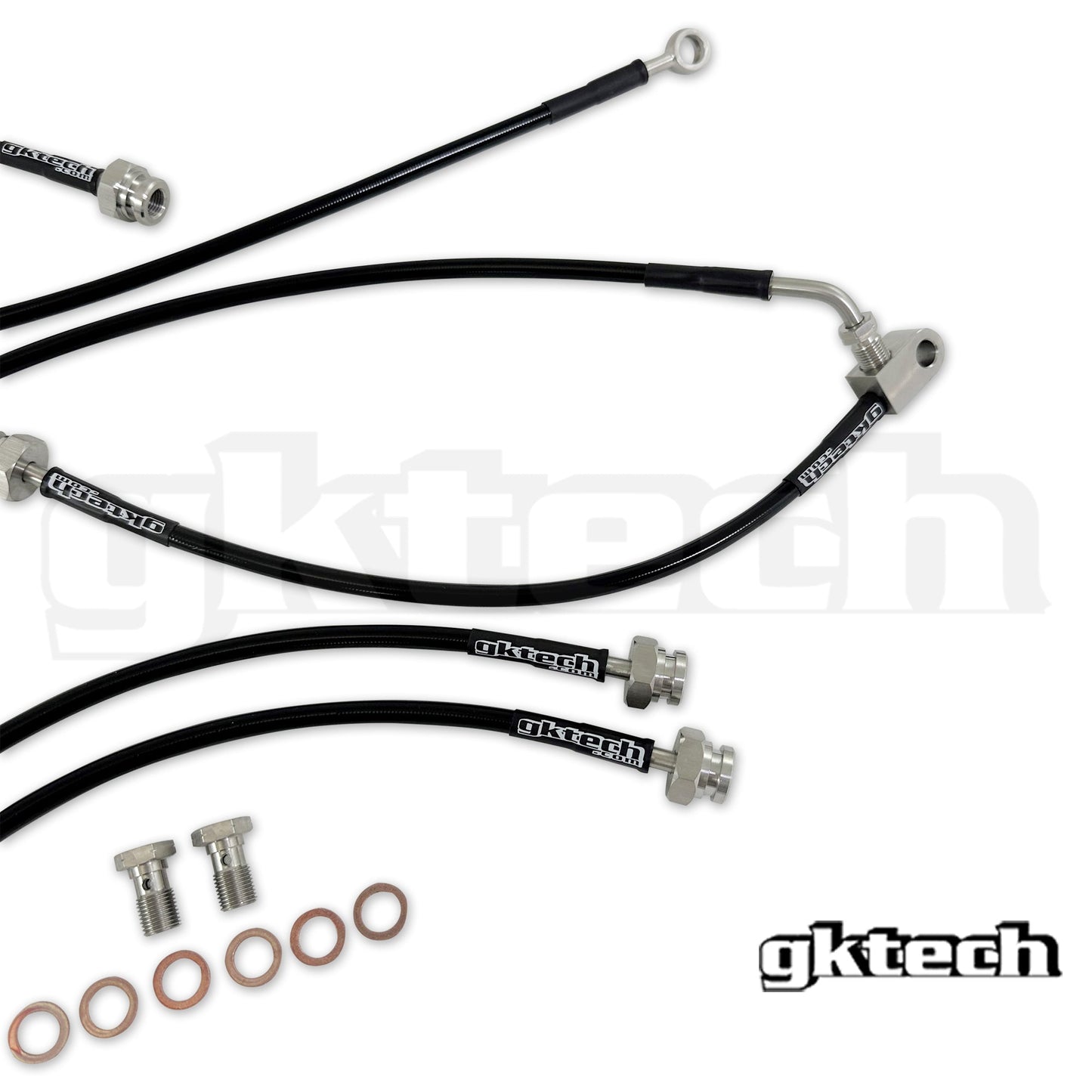 GKTech Z33 350z braided brake line set (front and rear)