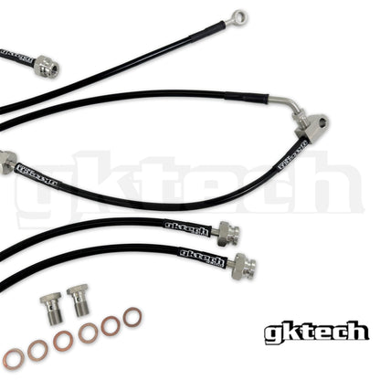 GKTech Z33 350z braided brake line set (front and rear)