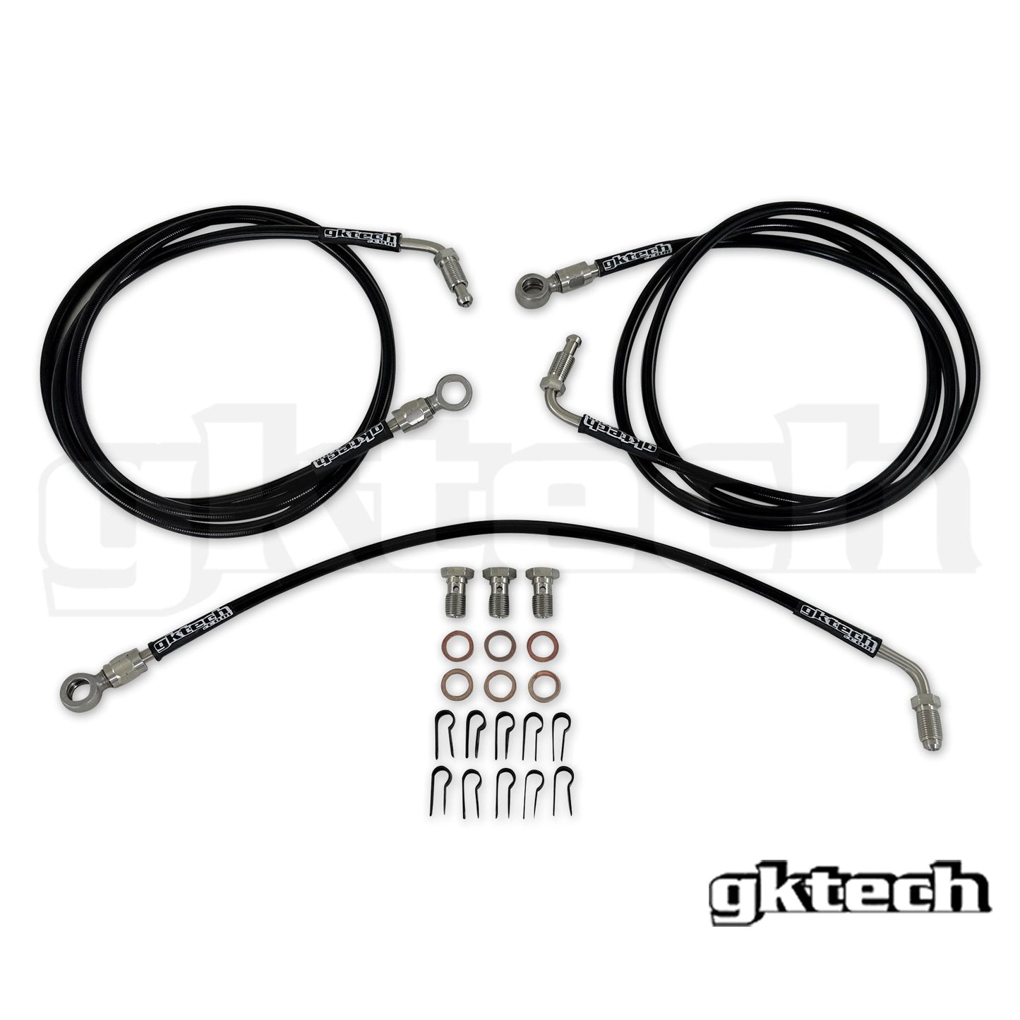 GKTech 240sx/Skyline Engine bay brake line delete kit