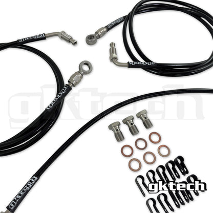 GKTech 240sx/Skyline Engine bay brake line delete kit