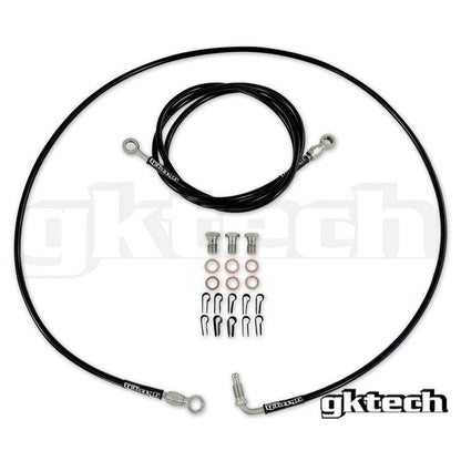GKTech In-line e-brake braided brake line kit