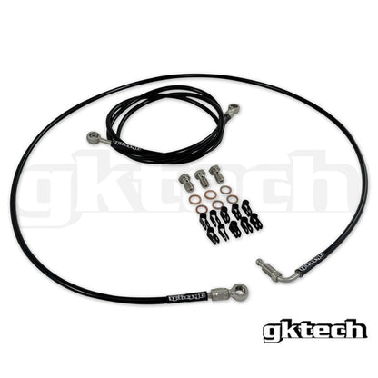 GKTech In-line e-brake braided brake line kit