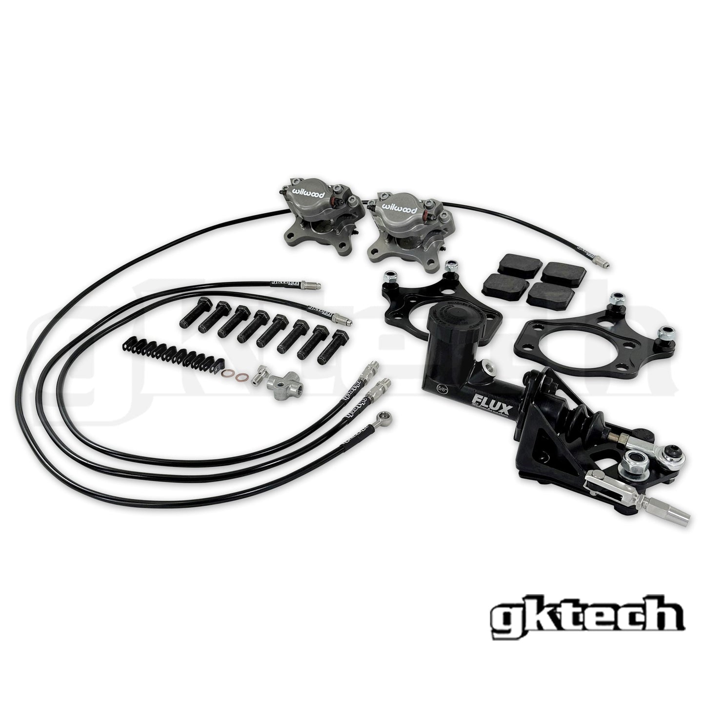 GKTech Wilwood 240sx dual caliper Hydraulic hidden e-brake setup - (10% combo discount)