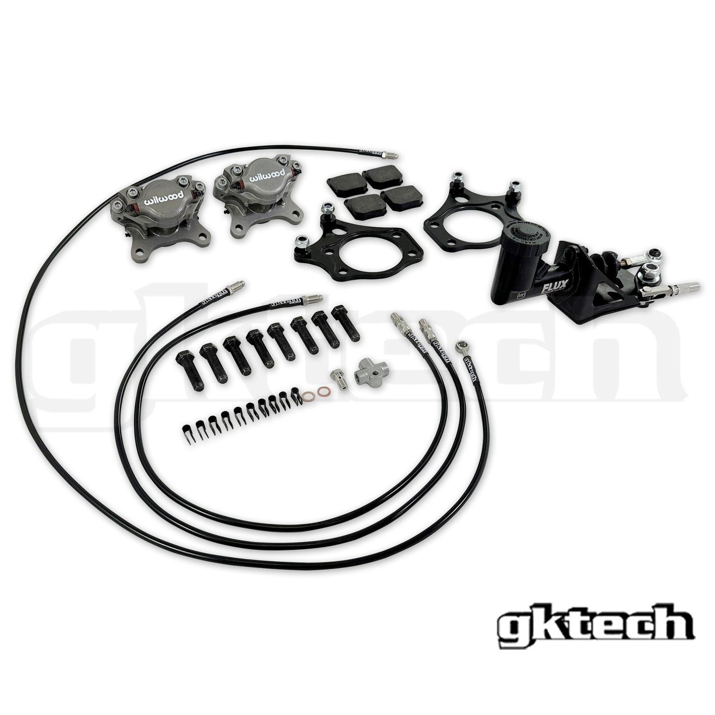 GKTech Wilwood 240sx dual caliper Hydraulic hidden e-brake setup - (10% combo discount)