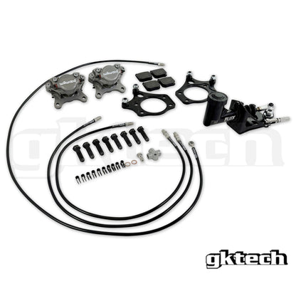 GKTech Wilwood 240sx dual caliper Hydraulic hidden e-brake setup - (10% combo discount)