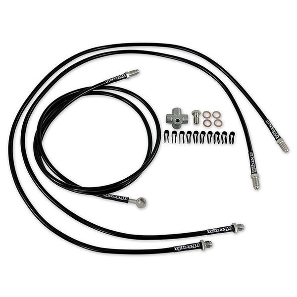 GKTech Z33 350z/Z34 370z/G35/G37 SS braided hydraulic e-brake line kit