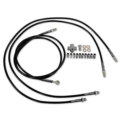 GKTech Z33 350z/Z34 370z/G35/G37 SS braided hydraulic e-brake line kit