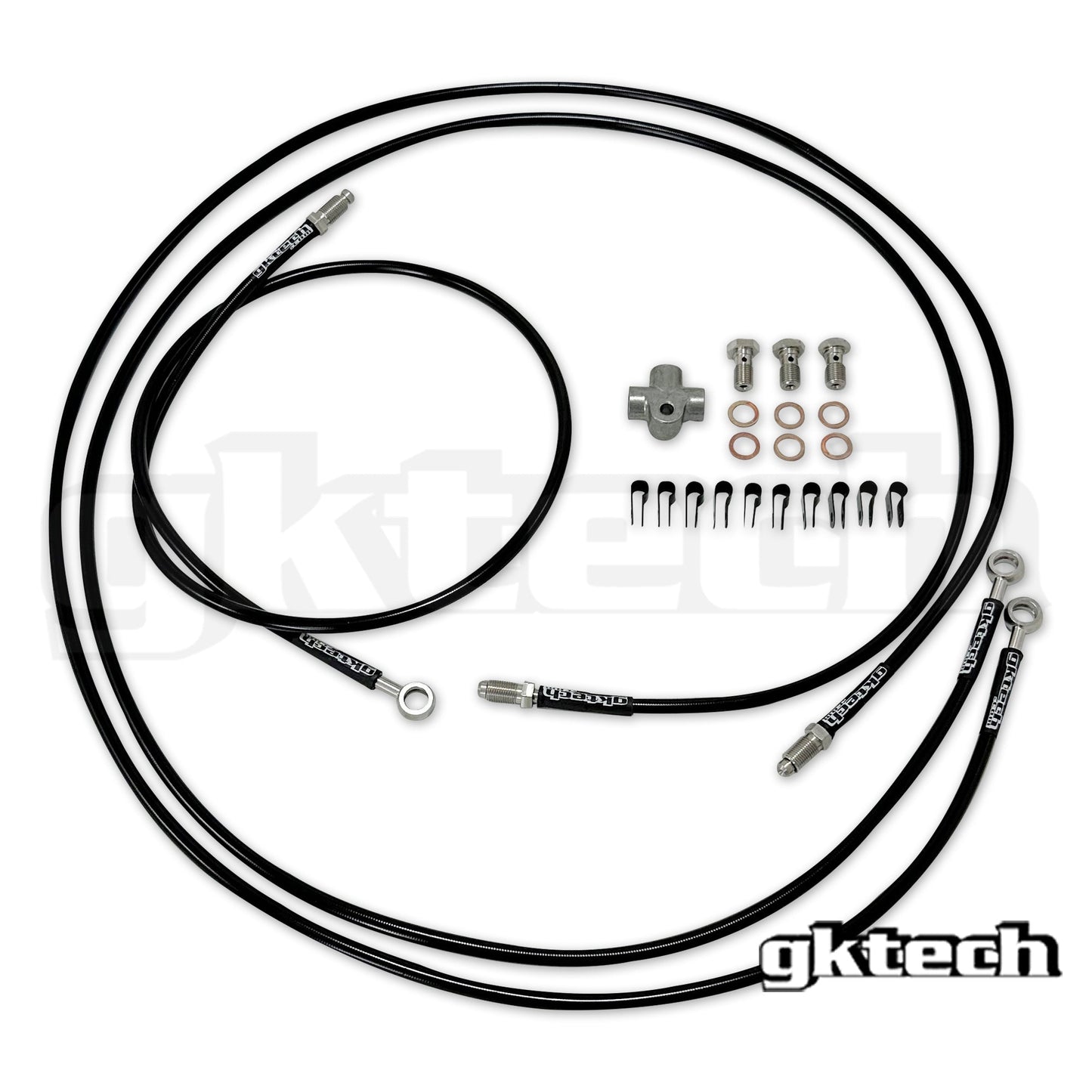 GKTech FR-S / GR86 / BRZ e-brake braided brake line kit