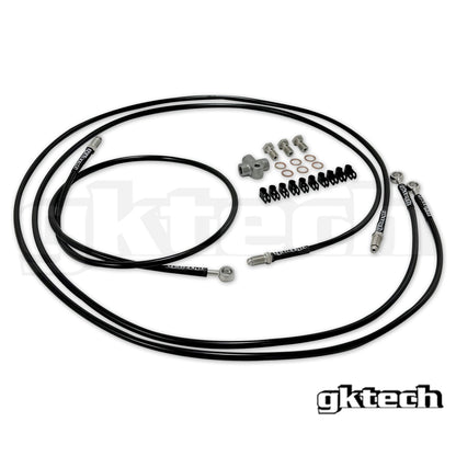 GKTech FR-S / GR86 / BRZ e-brake braided brake line kit