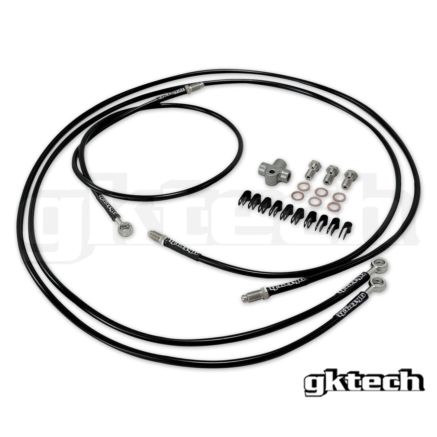 GKTech FR-S / GR86 / BRZ e-brake braided brake line kit