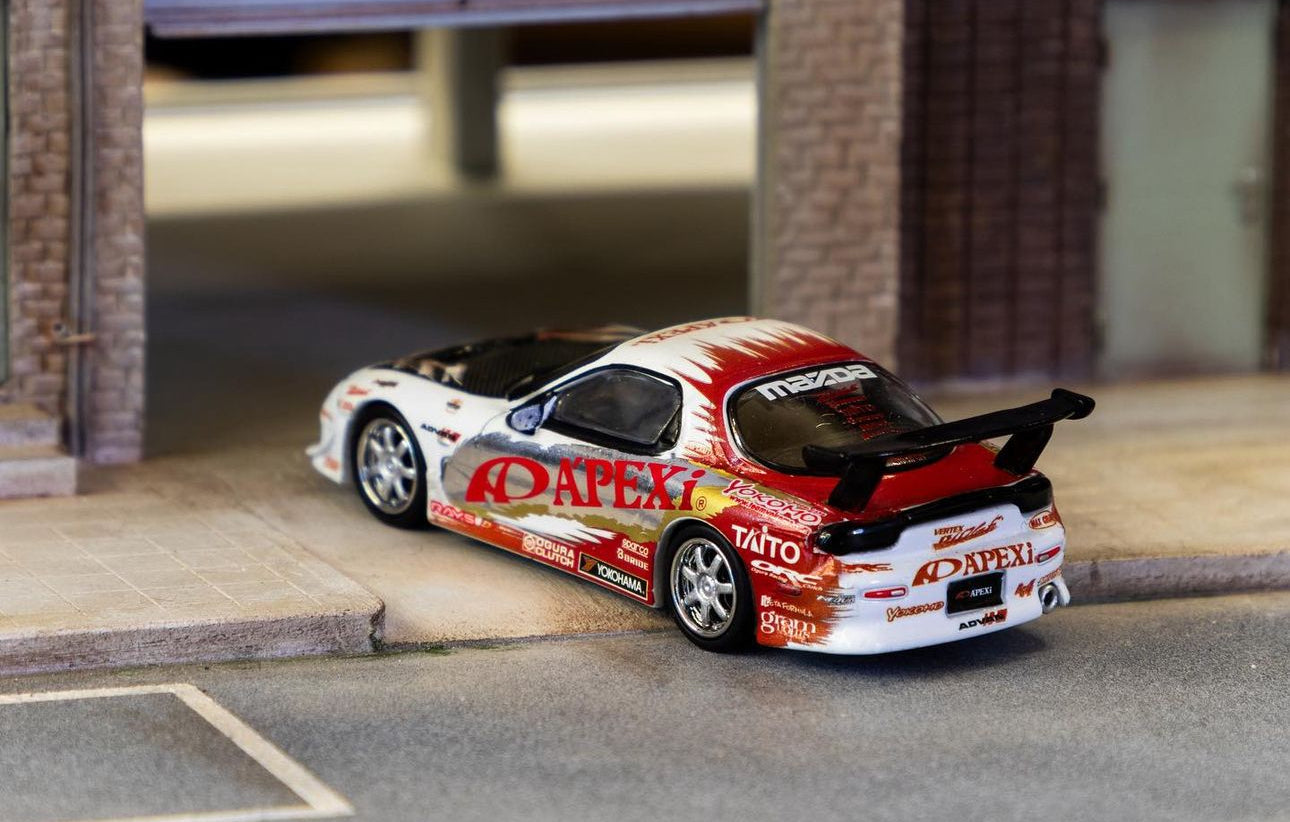 APEXi A'PEXi - A'PEXi RX-7 FD3S D1GP Project No.III - Tarmac Works x Vertex 1:64 Scale Die-cast