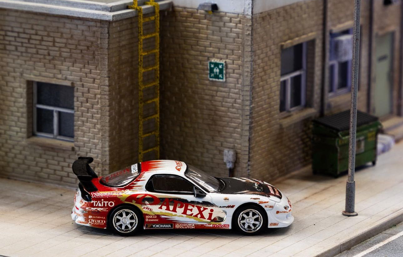 APEXi A'PEXi - A'PEXi RX-7 FD3S D1GP Project No.III - Tarmac Works x Vertex 1:64 Scale Die-cast