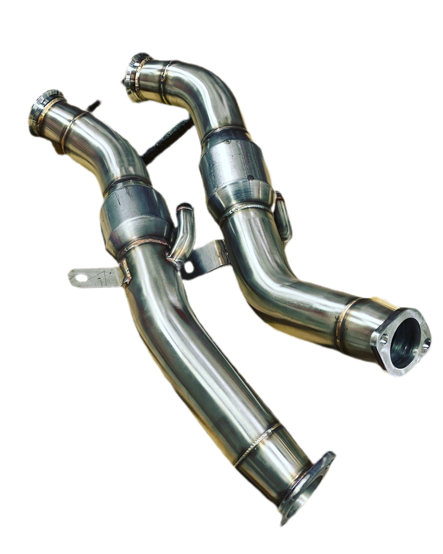 PrivateLabelMfg Infiniti Q50 Q60 2016 - 2023 Full Downpipes Kit - Catted