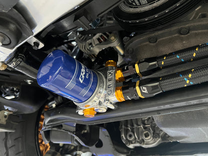 GReddy TYPE-I O/C FILTER RELOCATION ADAPTER, FILTER: 3/4-16UNF, 10AN - () 12401114