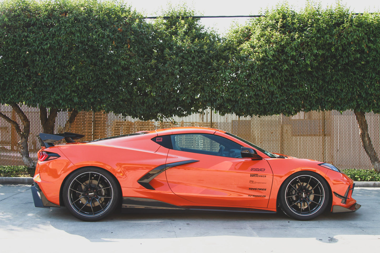 APR Chevrolet Corvette C8 Carbon Fiber Side Rocker Extensions/ Side Skirt